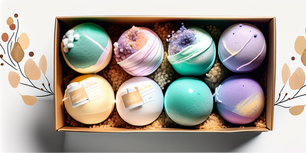 image depicting a bath bomb set