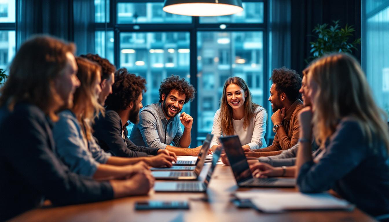 Team som diskuterer nye AI-regler i Norge og hvordan de påvirker bedrifters arbeidsmåter og compliance-strategi.