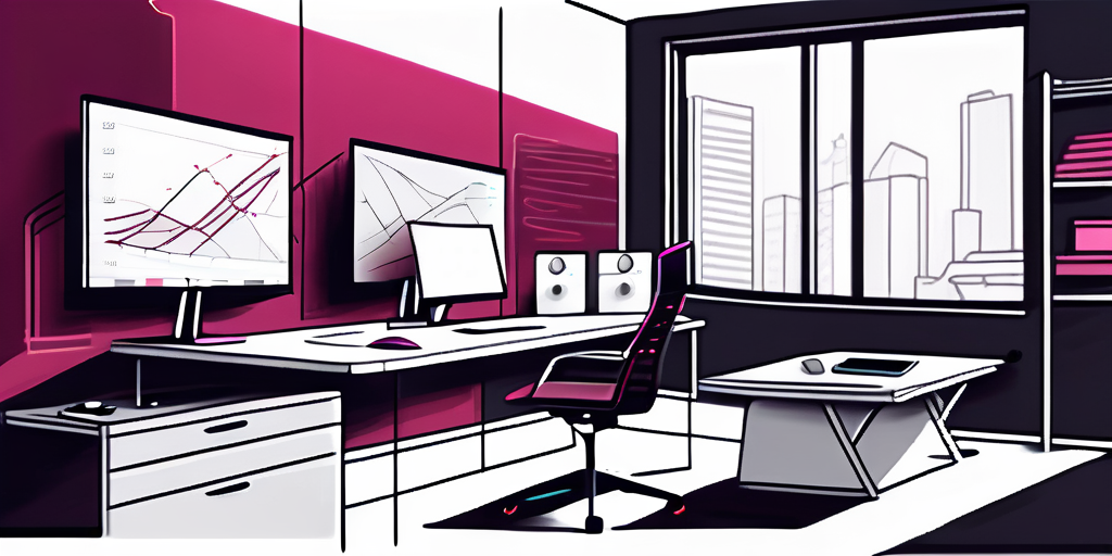 an office that is being monitored for meeting room usage