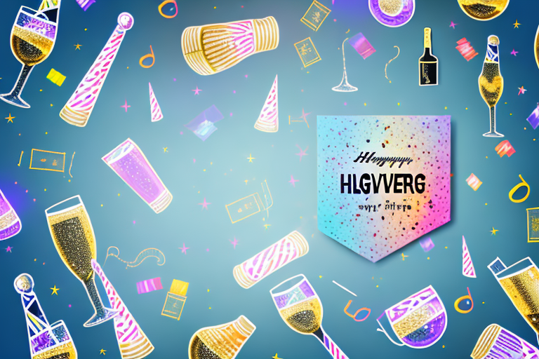 a hangover patch prominently placed on a party-themed background, including elements like champagne glasses, disco lights, and music notes, all of which are slightly blurred or faded to symbolize the effect of a hangover, hand-drawn abstract illustration for a company blog, in style of corporate memphis, faded colors, white background, professional, minimalist, clean lines