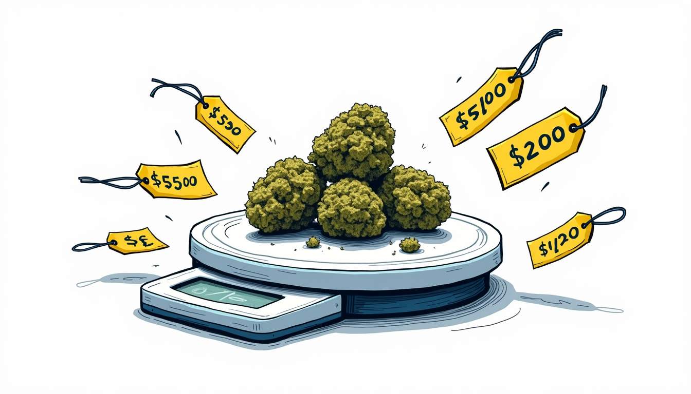 Stor jämförelse av vad Cannabis produkter kostar världen över