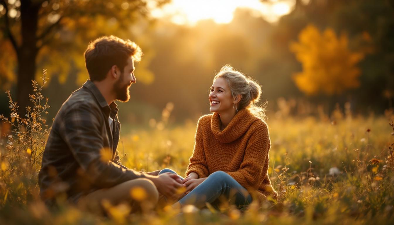To personer i samtale i rolige omgivelser som symboliserer tillit, dialog og felles forståelse i verdivurdering.