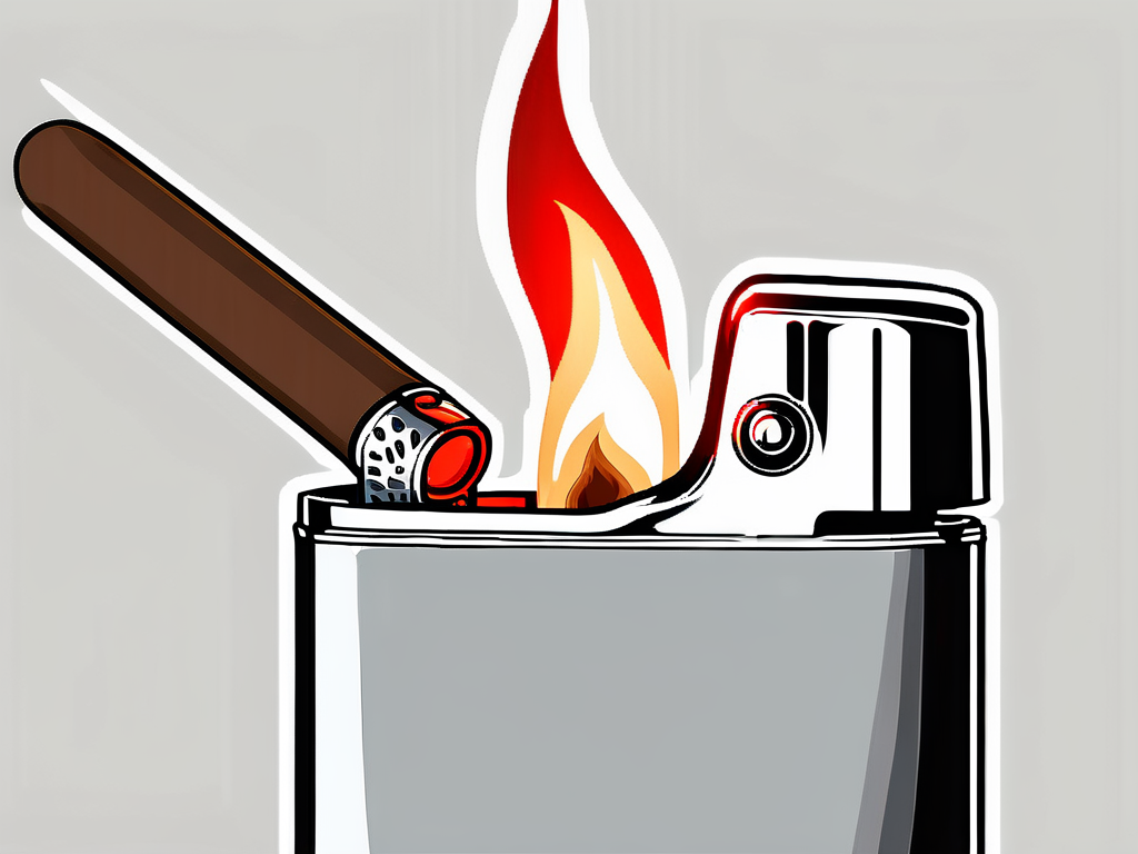 Is it better to light cigars with a match or lighter