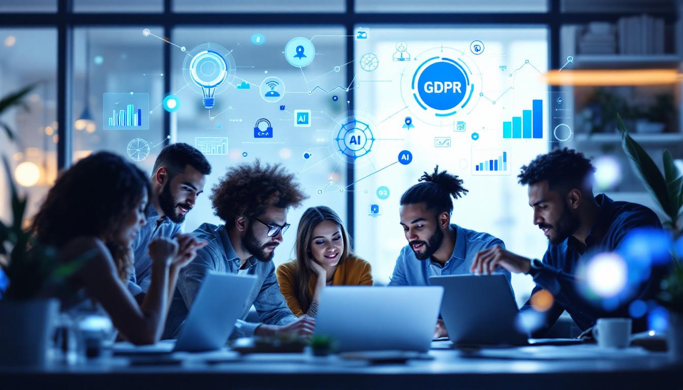 Team som jobber med hvordan kunstig intelligens kan brukes i tråd med GDPR, og sikrer trygg og ansvarlig databehandling.