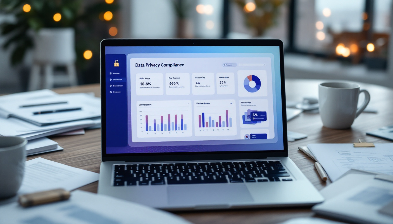 a computer showing data privacy in email marketing campaigns