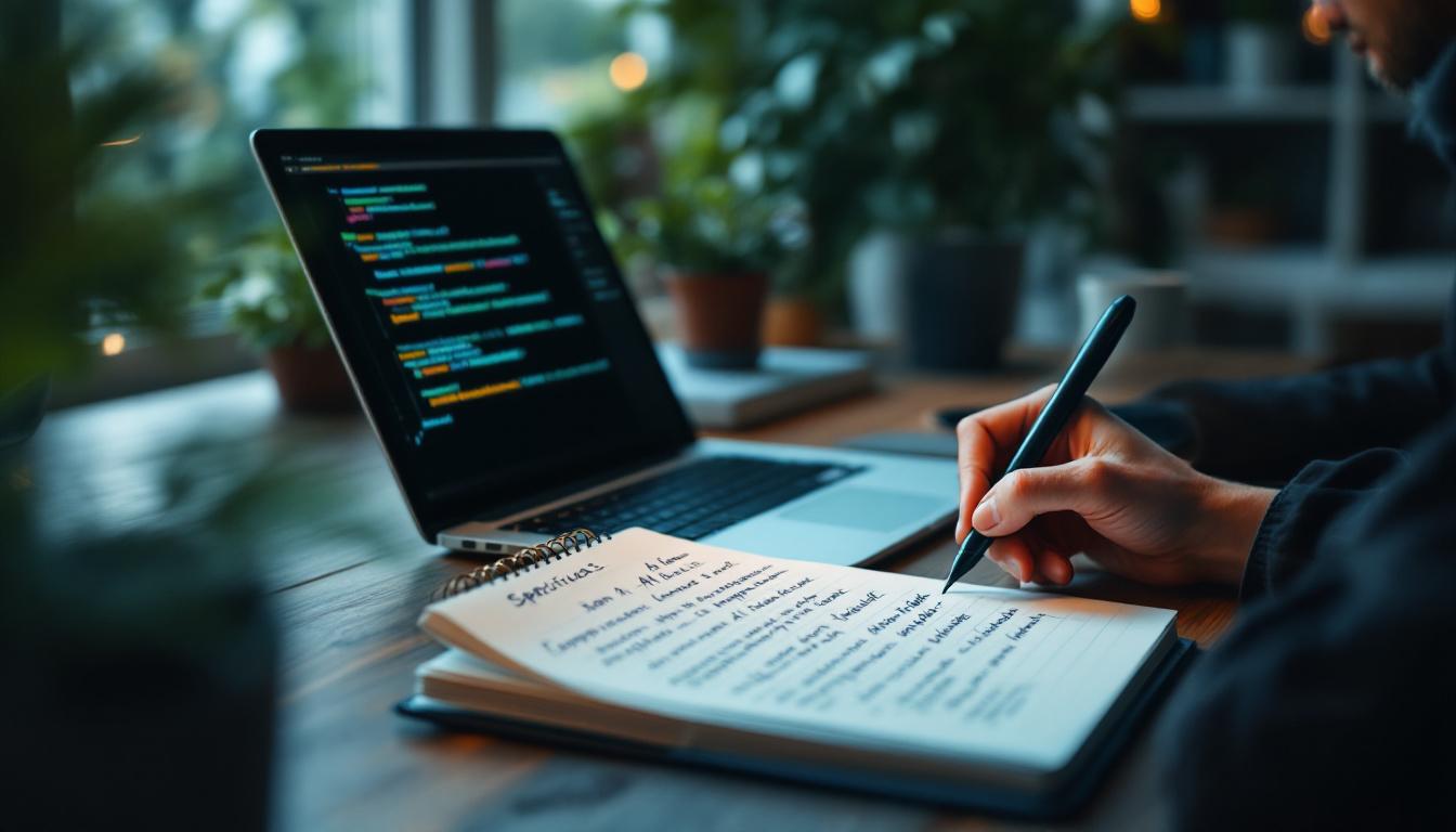 Arbeid med AI-prompter, kode og strategisk bruk av kunstig intelligens i digitalt arbeidsmiljø