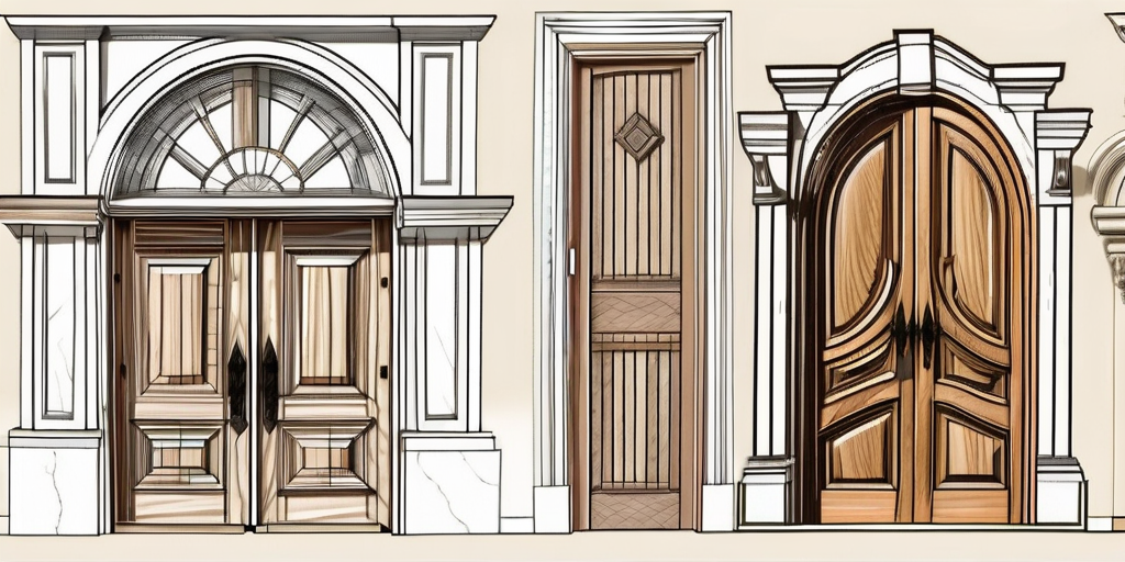 4 benefícios em optar por portas sob medida de madeira