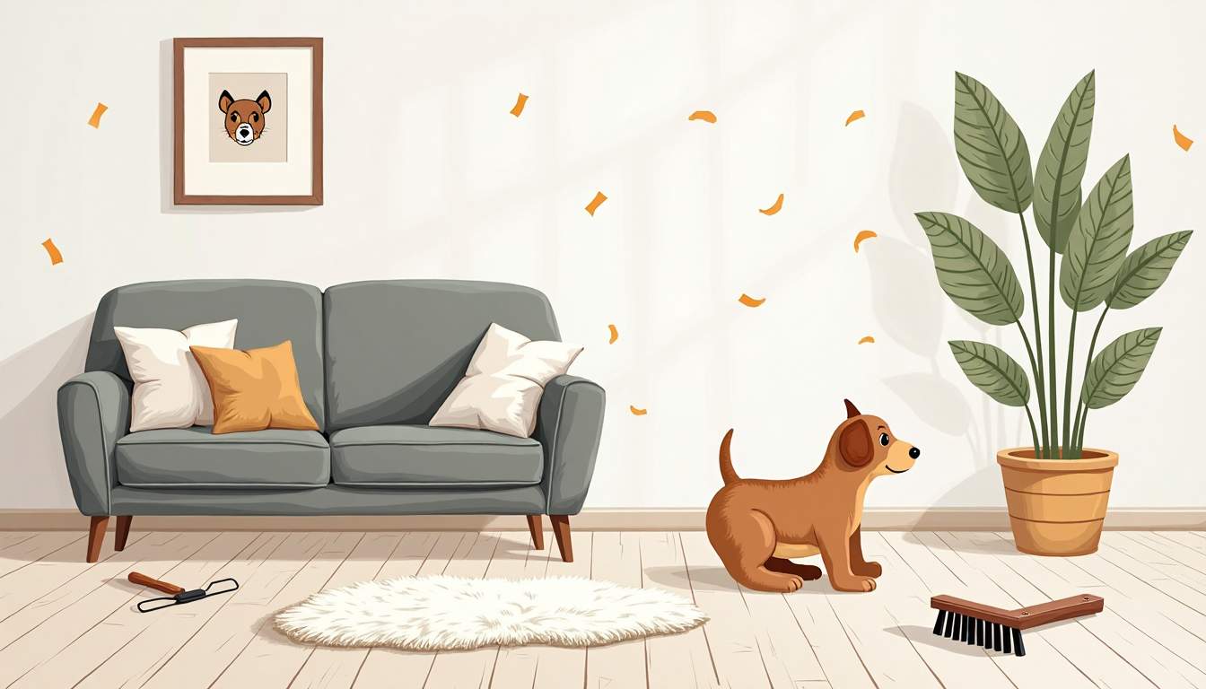 Jak zapobiegać gromadzeniu się sierści na dywanie