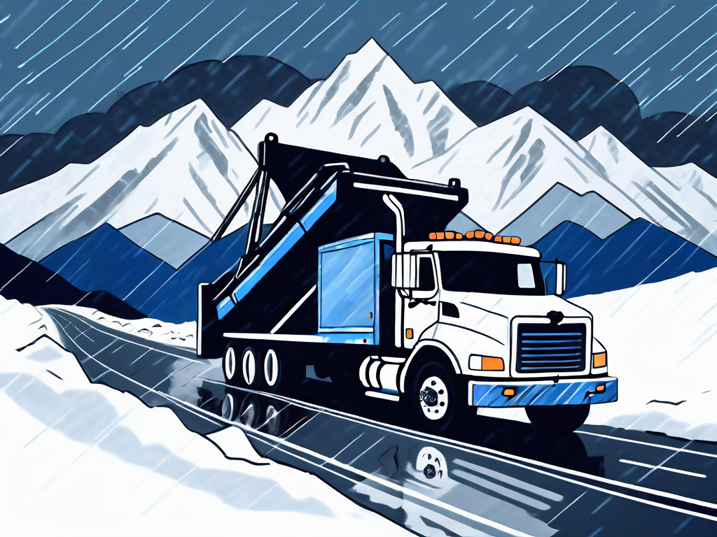 Preparing for a Long Distance Tow in Extreme Weather Conditions 3 Section Image